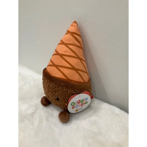 Giggle Scape NEW  Chocolate toffee ice cream cone Plush Toy - Picture 2 of 4